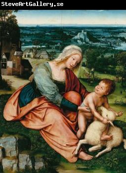 Quentin Matsys Madonna and Child with the Lamb